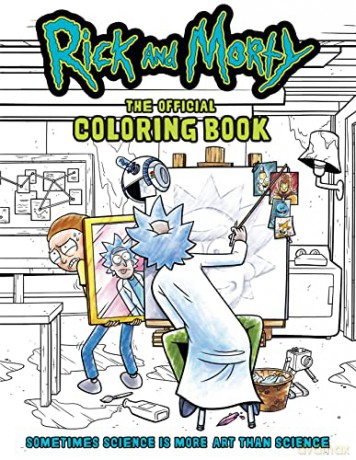 Rick and Morty: Sometimes Science Is More Art Than Science: The Official Colouring Book - Titan Books [KOMIKS]