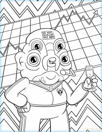 Rick and Morty: Sometimes Science Is More Art Than Science: The Official Colouring Book - Titan Books [KOMIKS]