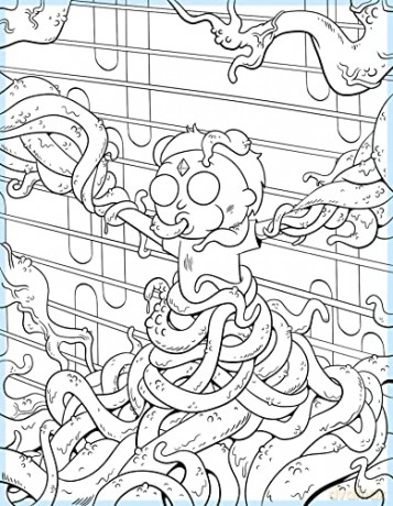 Rick and Morty: Sometimes Science Is More Art Than Science: The Official Colouring Book - Titan Books [KOMIKS]