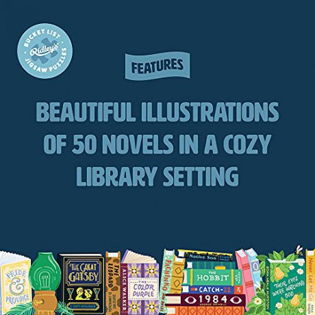 Ridley's Books of the World Bucket List Jigsaw [PUZZLE]