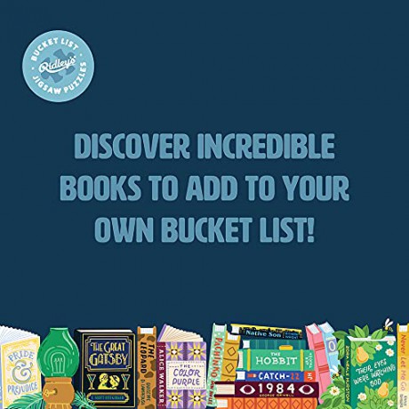 Ridley's Books of the World Bucket List Jigsaw [PUZZLE]