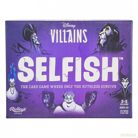 Ridley's DSY004 Selfish Disney Villains Strategy Game, A5, Multicolour [KSIĄŻKA]