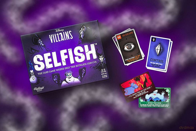 Ridley's DSY004 Selfish Disney Villains Strategy Game, A5, Multicolour [KSIĄŻKA]