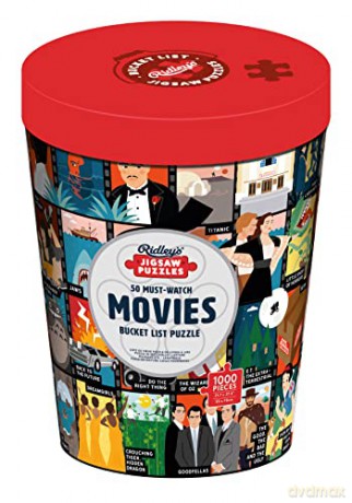 Ridley's Games JIG066 Movies Jigsaw Puzzle, Multicoloured [PUZZLE]