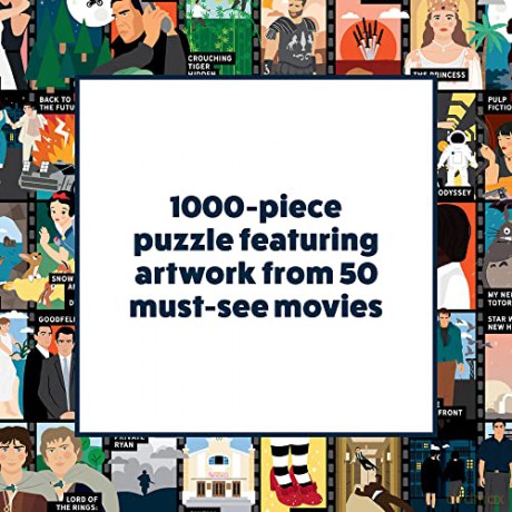 Ridley's Games JIG066 Movies Jigsaw Puzzle, Multicoloured [PUZZLE]