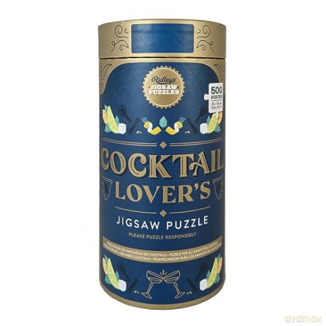 Ridley's Games JIG067 Cocktail Lovers 500-piece Jigsaw Puzzle, Multicoloured [PUZZLE]