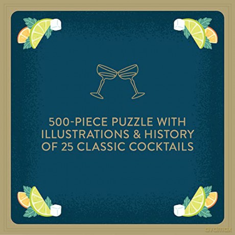 Ridley's Games JIG067 Cocktail Lovers 500-piece Jigsaw Puzzle, Multicoloured [PUZZLE]