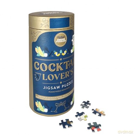Ridley's Games JIG067 Cocktail Lovers 500-piece Jigsaw Puzzle, Multicoloured [PUZZLE]