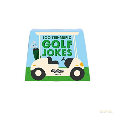 Ridley's Games JOK020 Golf Box of Jokes, Multicoloured, One Size [KSIĄŻKA]