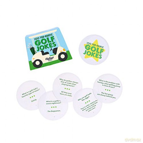 Ridley's Games JOK020 Golf Box of Jokes, Multicoloured, One Size [KSIĄŻKA]