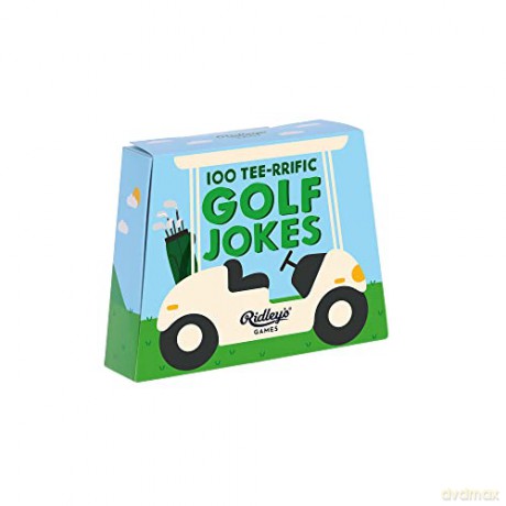 Ridley's Games JOK020 Golf Box of Jokes, Multicoloured, One Size [KSIĄŻKA]