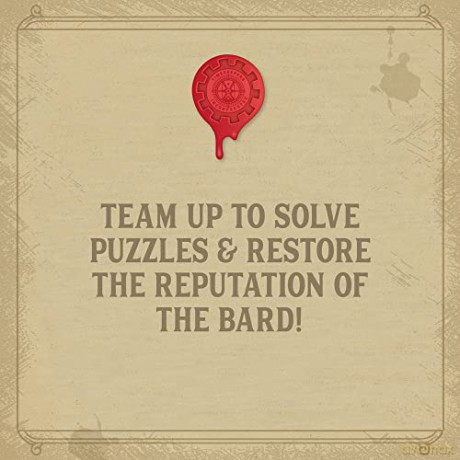 Ridley's Games Timescape Saving Shakespeare | Escape Room Adventure | Age 12+ | 1+ Players | 90 Minutes of Fun Family Board Game for Game Night, Party Game for Adults and Kids [KSIĄŻKA]