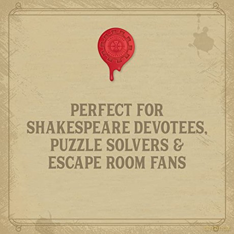Ridley's Games Timescape Saving Shakespeare | Escape Room Adventure | Age 12+ | 1+ Players | 90 Minutes of Fun Family Board Game for Game Night, Party Game for Adults and Kids [KSIĄŻKA]