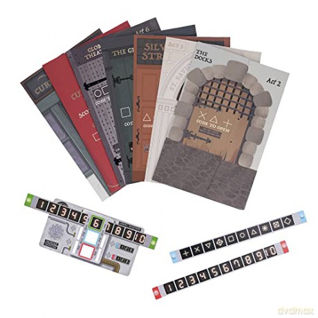 Ridley's Games Timescape Saving Shakespeare | Escape Room Adventure | Age 12+ | 1+ Players | 90 Minutes of Fun Family Board Game for Game Night, Party Game for Adults and Kids [KSIĄŻKA]