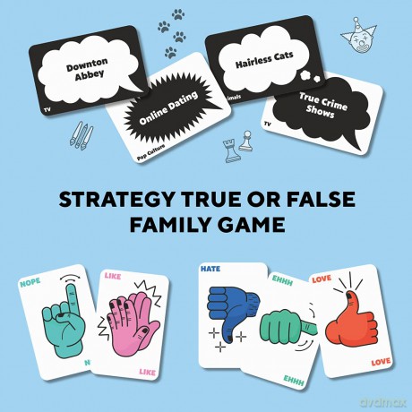 Ridley's GME083 Love to Hate Party Game, Multicoloured, A6 [KSIĄŻKA]