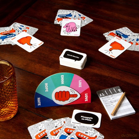 Ridley's GME083 Love to Hate Party Game, Multicoloured, A6 [KSIĄŻKA]