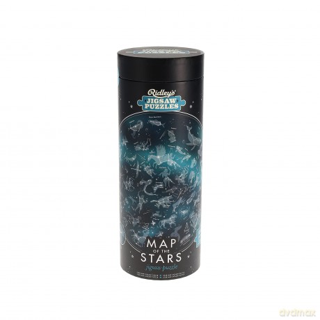 Ridley's JIG057 Map of the Stars Jigsaw Puzzle, Multicoloured, 1000 Pieces [PUZZLE]