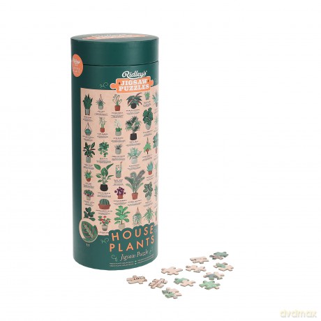 Ridley's JIG058 House of Plants Jigsaw Puzzle, Green - Ridley's [PUZZLE]