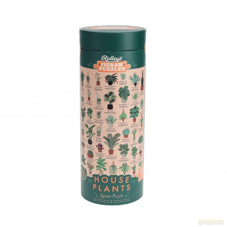 Ridley's JIG058 House of Plants Jigsaw Puzzle, Green - Ridley's [PUZZLE]