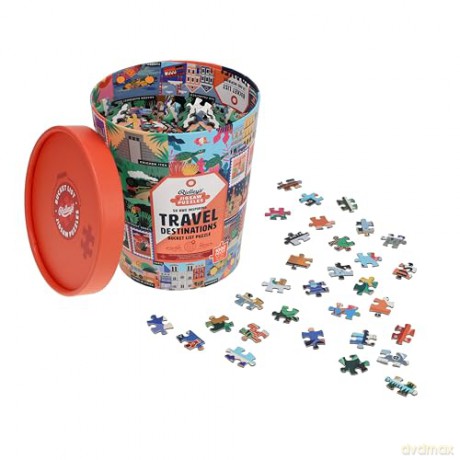 Ridley's JIG060 Jigsaw Puzzle, 50 awe-Inspiring Travel Destinations [PUZZLE]