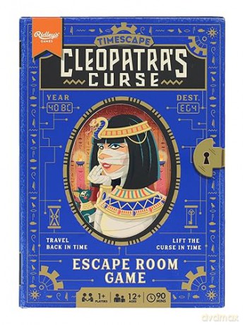 Ridley's Timescape - Cleopatra's Curse: An Escape Room Game - Ridley's Games [KSIĄŻKA]