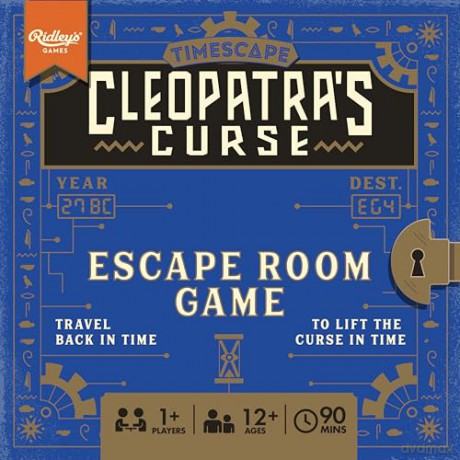 Ridley's Timescape - Cleopatra's Curse: An Escape Room Game - Ridley's Games [KSIĄŻKA]