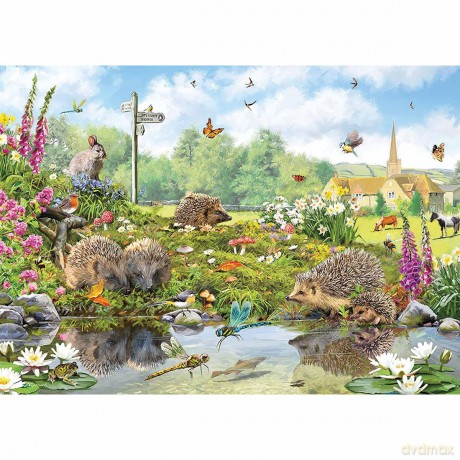 Riverside Wildlife 1000 Piece Jigsaw [PUZZLE]