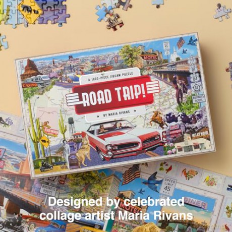 Road Trip!: A 1000-Piece Jigsaw Puzzle - Maria Rivans [PUZZLE]