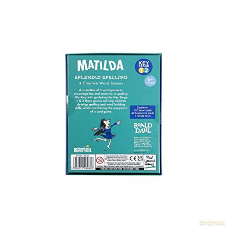 Roald Dahl U08486 Matilda Splendid Spelling Educational Word Game [KSIĄŻKA]