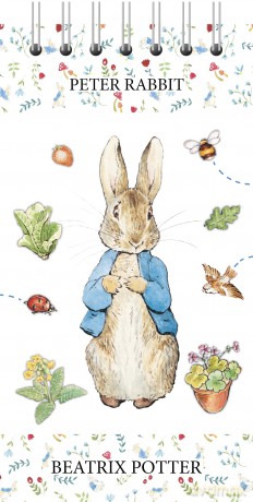Robert Frederick Beatrix Potter Peter Rabbit Tall Wiro Notes To Do List Pad Notebook [KSIĄŻKA]