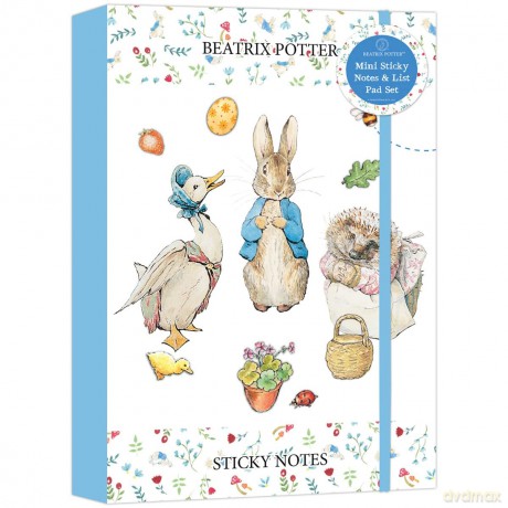 Robert Frederick Beatrix Potter Peter Rabbit Things to Do Sticky Notes and List Pad Folder, White, 195mm x 135mm (RFS13781) [KSIĄŻKA]