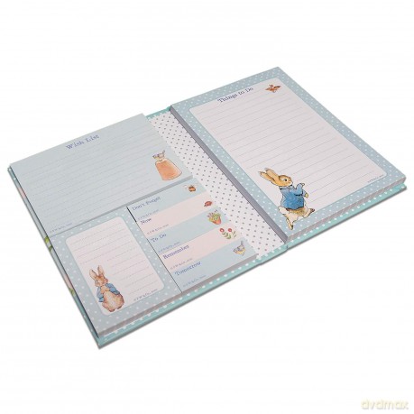 Robert Frederick Peter Rabbit Pastel Stripes Things to Do Sticky Notes Set [KSIĄŻKA]