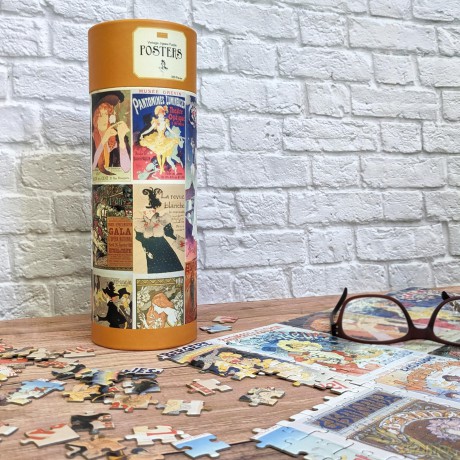 Robert Frederick RFS13873 Vintage Posters 500 Piece Puzzle, Multicoloured [PUZZLE]