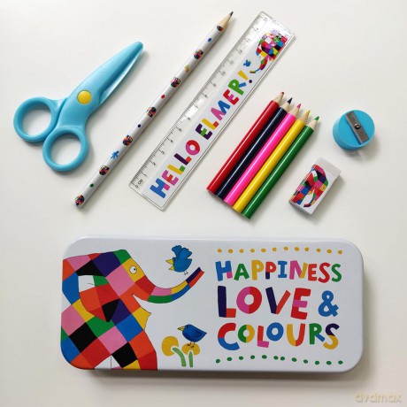 Robert Frederick RFS13908 Elmer The Elephant Stationery Tin [KSIĄŻKA]