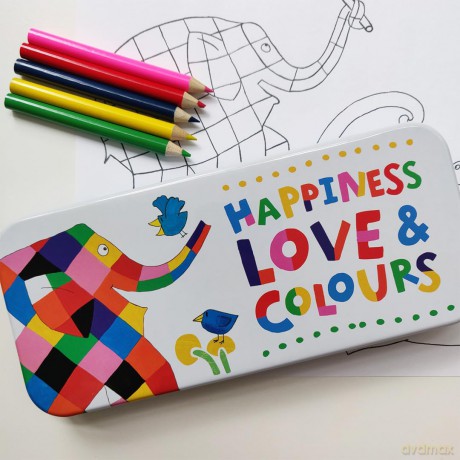 Robert Frederick RFS13908 Elmer The Elephant Stationery Tin [KSIĄŻKA]