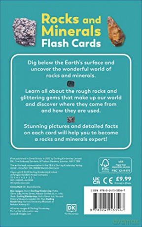 Rocks and Minerals Flash Cards (My First Board Books) - Dk [KSIĄŻKA]