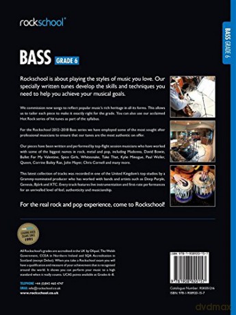 Rockschool Bass - Grade 6 (2012-2018) [KSIĄŻKA]
