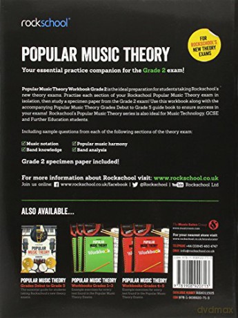 Rockschool Popular Music Theory Workbook Grade 2 Bk [KSIĄŻKA]