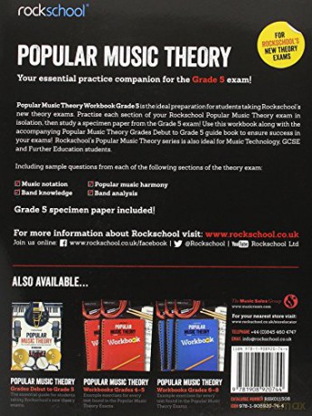 Rockschool Popular Music Theory Workbook Grade 5 Bk [KSIĄŻKA]
