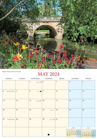 Romance of Oxford Calendar - 2024 - Chris Andrews [KALENDARZ]