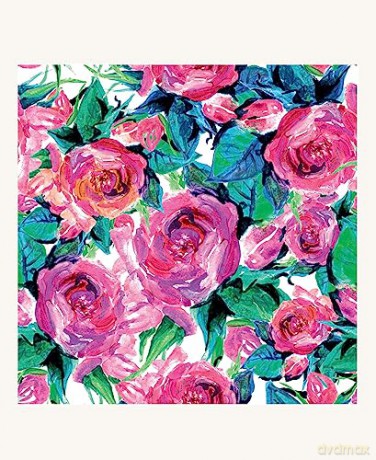 Romantic Roses, 16 Note Cards: 8 Illustrations of Painted Roses - Blank Cards With Envelopes in a Keepsake Box - Tuttle Studio [KSIĄŻKA]