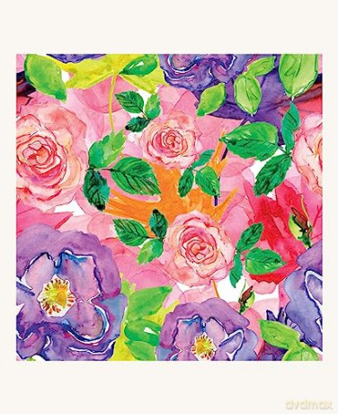 Romantic Roses, 16 Note Cards: 8 Illustrations of Painted Roses - Blank Cards With Envelopes in a Keepsake Box - Tuttle Studio [KSIĄŻKA]