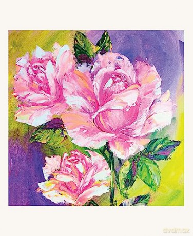 Romantic Roses, 16 Note Cards: 8 Illustrations of Painted Roses - Blank Cards With Envelopes in a Keepsake Box - Tuttle Studio [KSIĄŻKA]