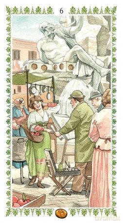 Romantic Tarot: 78 full colour cards and instruction booklet - Emanuela Signorini [KSIĄŻKA]