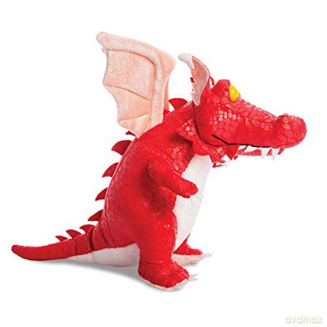 Room on The Broom Dragon Plush,Red/White