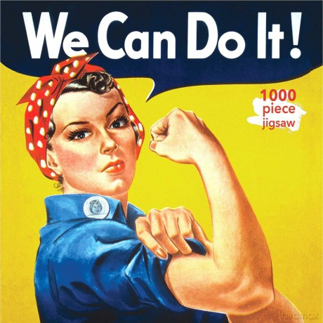 Rosie the Riveter jigsaw: 1000 piece jigsaw (1000-piece jigsaws): 1000-piece Jigsaw Puzzles - Flame Tree Studio [KSIĄŻKA]