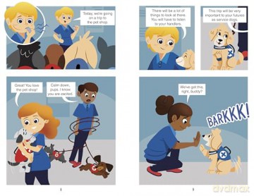 Rossi Guides the Way: A Guide Dog Graphic Novel (Service Pups in Training) - Mari Bolte [KSIĄŻKA]