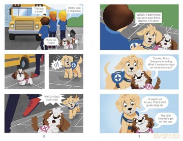 Rossi Guides the Way: A Guide Dog Graphic Novel (Service Pups in Training) - Mari Bolte [KSIĄŻKA]