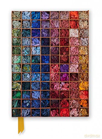 Royal School of Needlework: Wall of Wool (Foiled Journal) (Flame Tree Notebooks) - Flame Tree Studio [KALENDARZ]