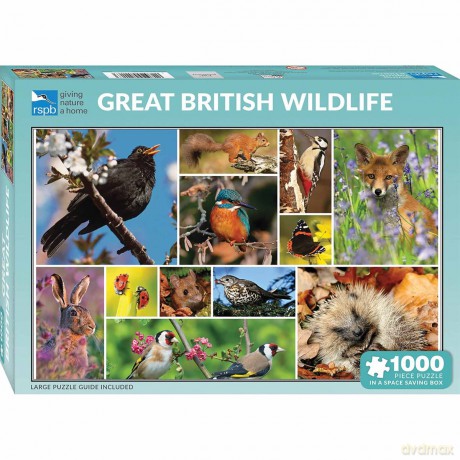 RSPB - Great British Wildlife 1000 Piece Jigsaw [PUZZLE]
